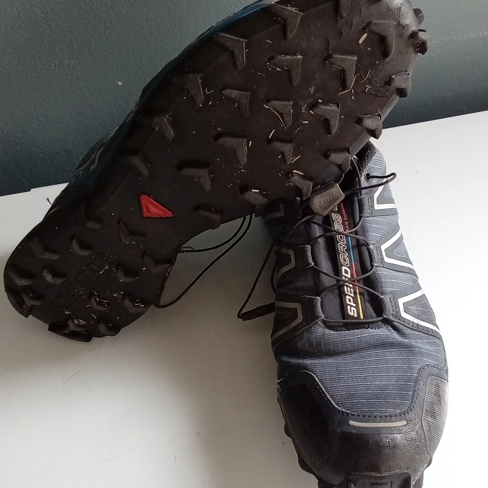 Salomon Speedcross 4 Trail Running Shoes Blue Black‎ Mens 383130